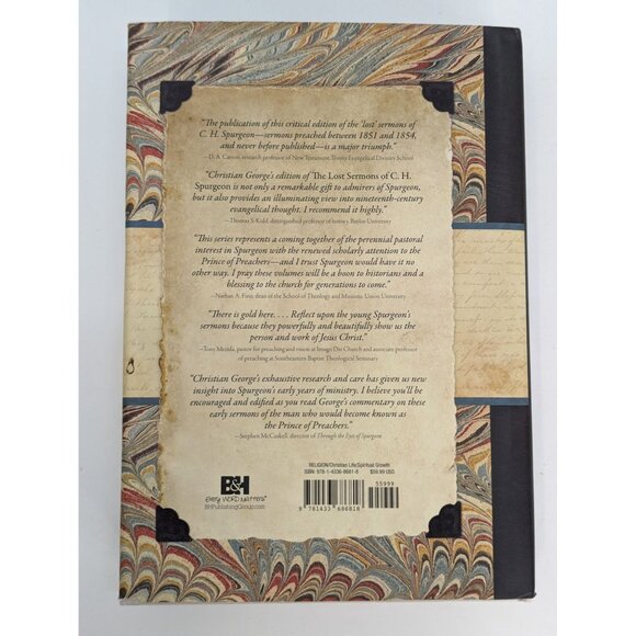 The Lost Sermons of C. H. Spurgeon Volume 1 Between 1851 and 1854 B&H Academic - Picture 9 of 9
